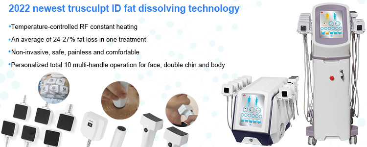 China 2022 newest Monopolar RF trusculpt id fat reduction trusculpting body  contouring machine Manufacture and Factory
